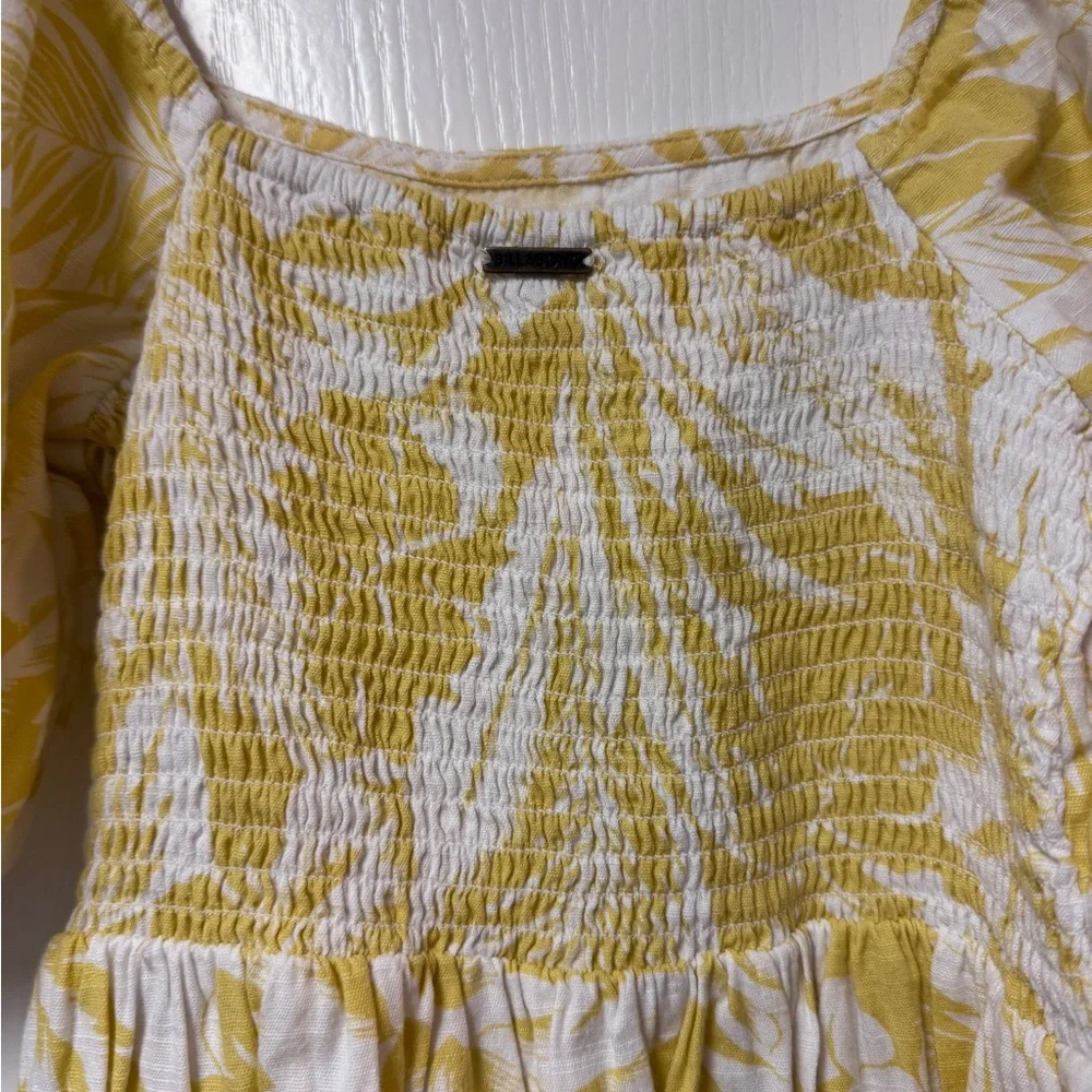 Billabong - Yellow and White Floral Dress - Picture 5 of 6